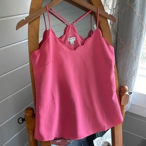 J Crew scalloped cami tank top Small 0